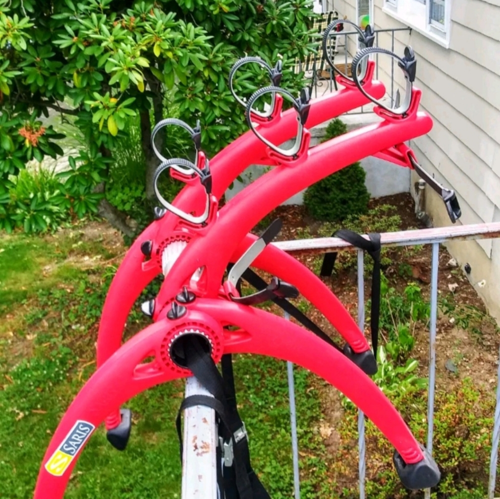 Saris Bones 3 Bike Rack Bicycle Carrier, Red